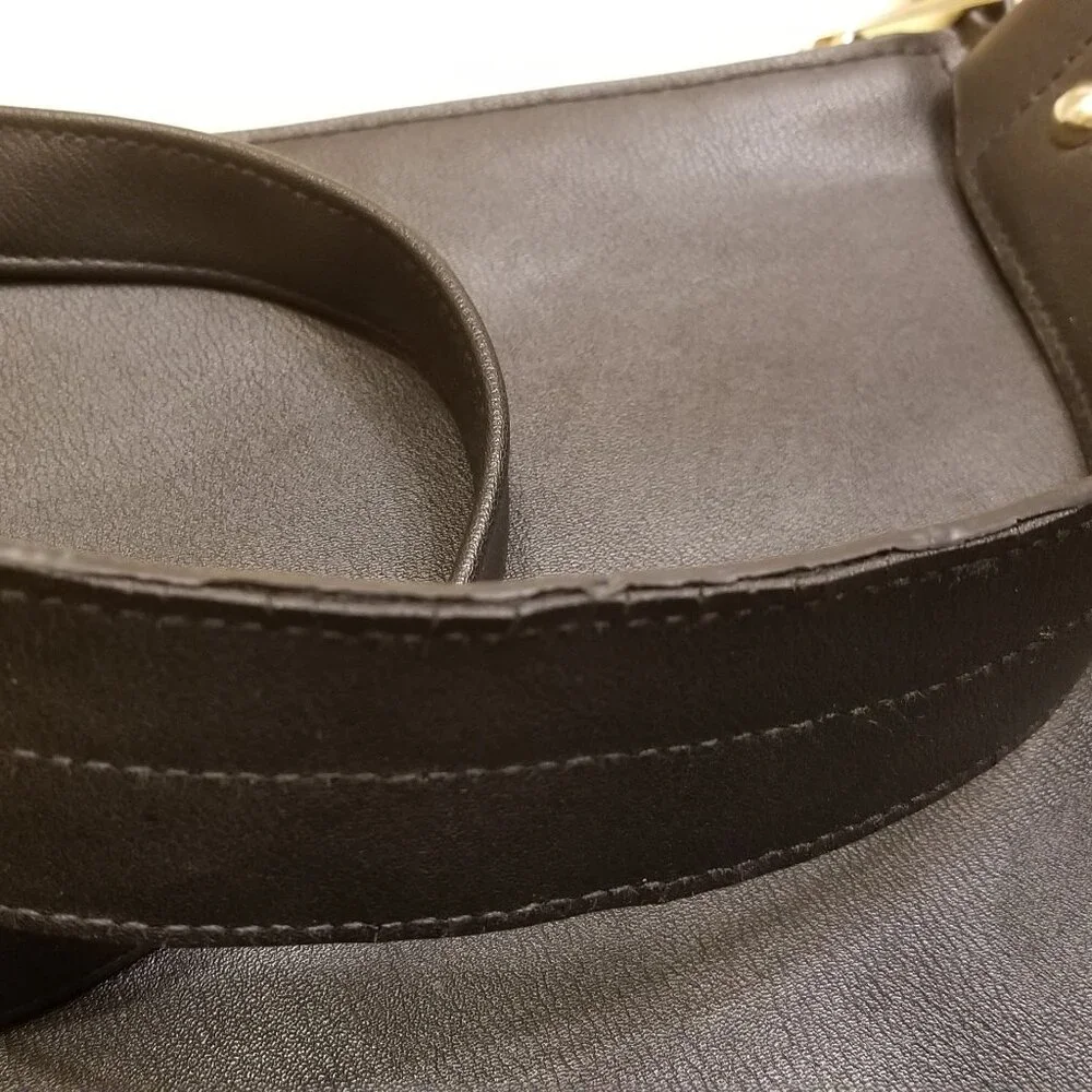 Black Hobo Purse with option crossbody strap - Picture 4 of 7